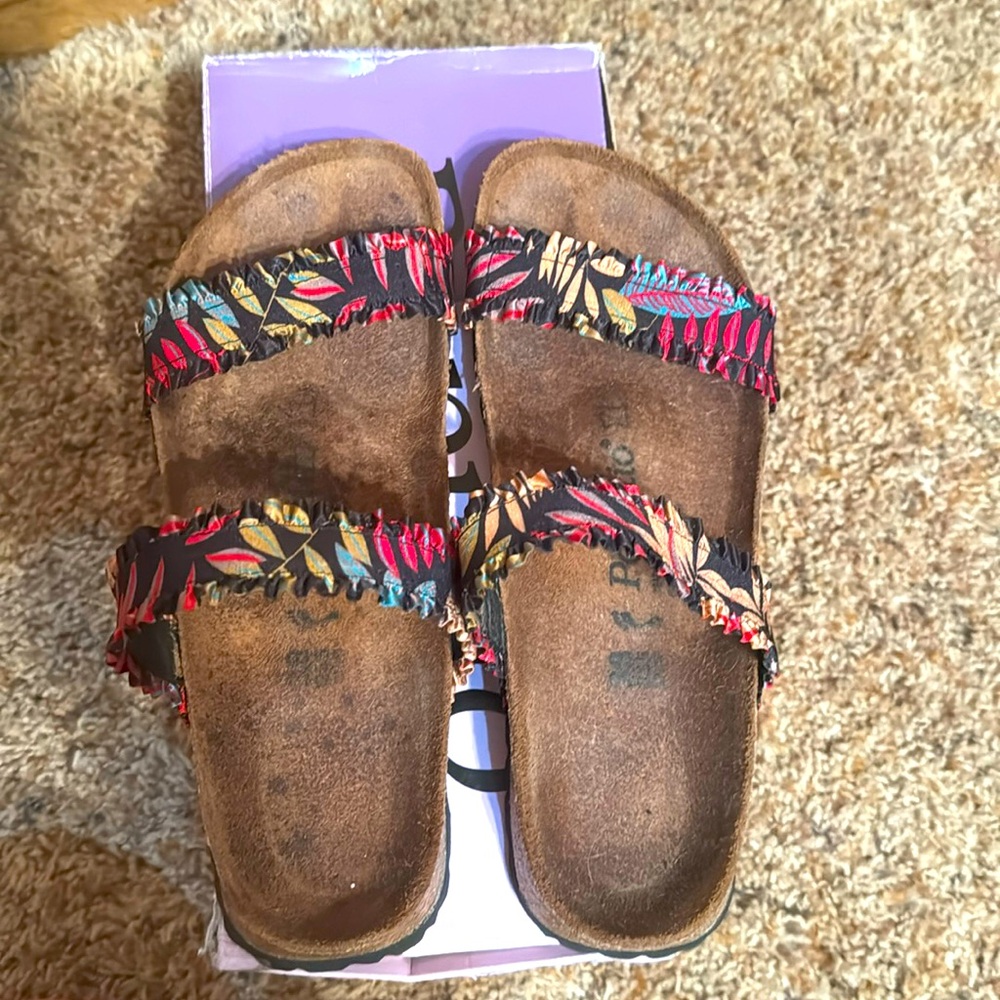🆕 PAPILLIO by BIRKENSTOCK tropical ruffle sandal